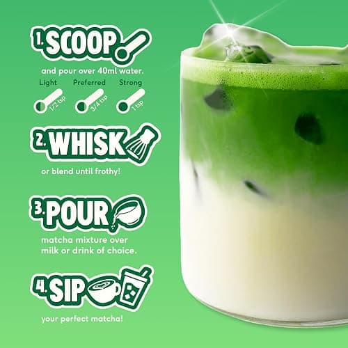 PerfectTed Matcha Powder, Ceremonial Grade Japanese, 100g (100 Servings), Perfect for Lattes & Smoothies | Premium Matcha Fuel | with L-Theanine | Antioxidants | Vegan | Gluten-Free (100g) thumbnail 5