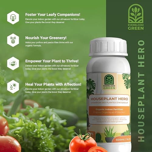 Houseplant Hero - Indoor Organic Liquid Fertilizer - Natural Indoor Plant Food (500ml / 16.9oz) thumbnail 7