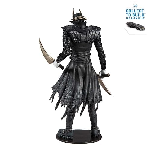 McFarlane Toys DC Multiverse Batman Who Laughs Action Figure with Build-A Rebirth Batmobile (Piece 3) thumbnail 5