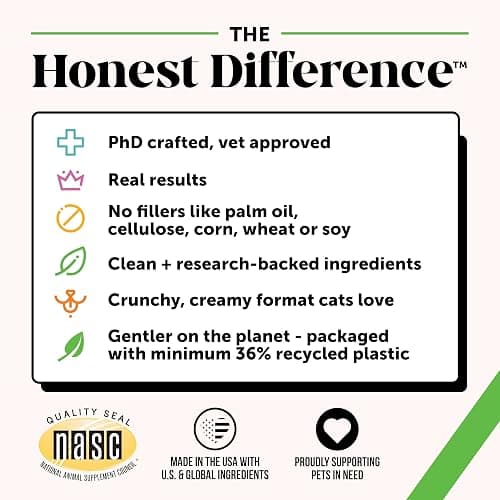 Cat Probiotics Gut + Immune Health Chews – Crunchy & Creamy Cat Treats for Digestive Health, Gut Flora & Constipation Relief – Supports Immunity, Regularity, & Healthy Digestion, 30-Day Supply Chicken thumbnail 6