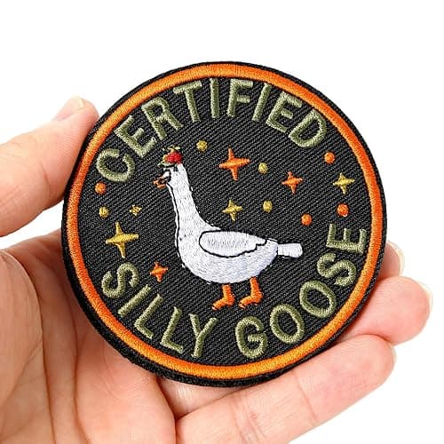 XMJY Funny Goose Hook and Loop Patch, Colorful Embroidered Patch, Cute Animal Meme Morale Patch, DIY Applique Accessories for Backpacks, Dog Harnesses, Army Vests, Gym Bags, Hats, Helmets thumbnail 7
