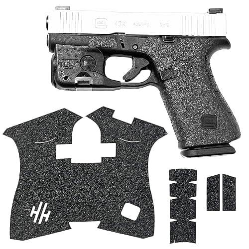 Handleitgrips Handgun Grip Tape Compatible with Glock 43x and Glock 48 - Rubber Pistol Grip Wrap Tape, Easy Install Accessories, Veteran Owned, Made in The USA - Black - Image 1