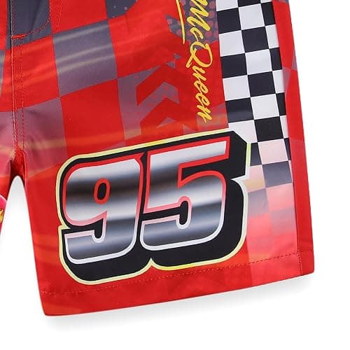 Disney Mickey Mouse Cars Boys UPF 50+ Swim Trunks Shorts Bathing Suit for Toddler to Big Kids thumbnail 4