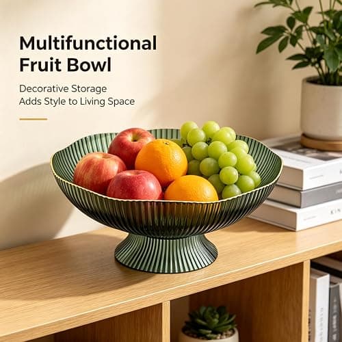 satoaols Fruit Bowl Decorative Bowl for Home Kitchen Storage Versatile Fruit Basket for Table Centerpiece & Daily Fruit Display thumbnail 5