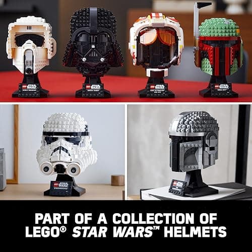 LEGO Star Wars Darth Vader Helmet Building Set for Adults - Collectible Model Kit for Men & Women, Ages 18+ Years - Gifts for Christmas for Men & Women - 75304 thumbnail 8