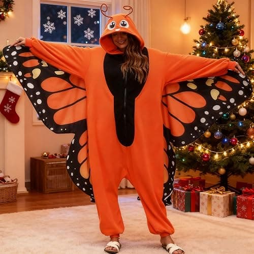 CWDGAGANB Unisex Adult Onesie Pajamas, Flannel Cosplay Animal One-Piece Halloween Costume Sleepwear Homewear thumbnail 3
