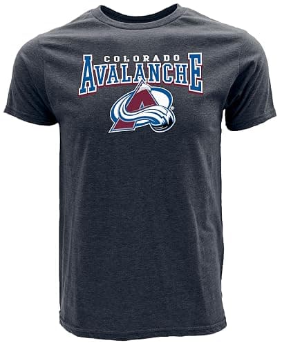 Blue 84 NHL Officially Licensed T-Shirt Heathered Black thumbnail 3