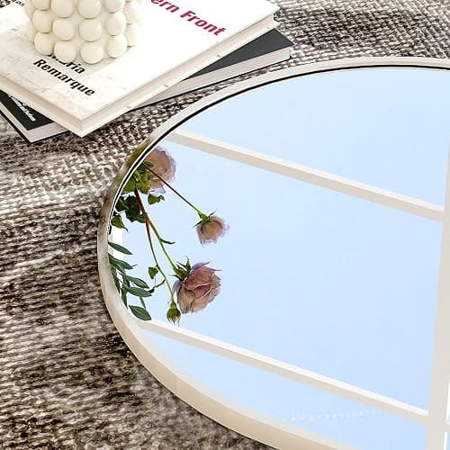 HARRITPURE 64"x21" Arched Full Length Mirror Free Standing Floor Mirrors Leaning Hanging Mounted Mirror Aluminum Frame Modern Home Decor for Living Room Bedroom Cloakroom,Silver thumbnail 5