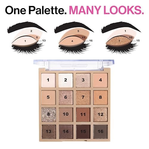 wet n wild Always Naked Palette, Nude Neutral Eye Makeup, Blendable, Warm And Cool Nude Pigments, Matte, Shimmer, Glitter, Creamy Smooth thumbnail 9