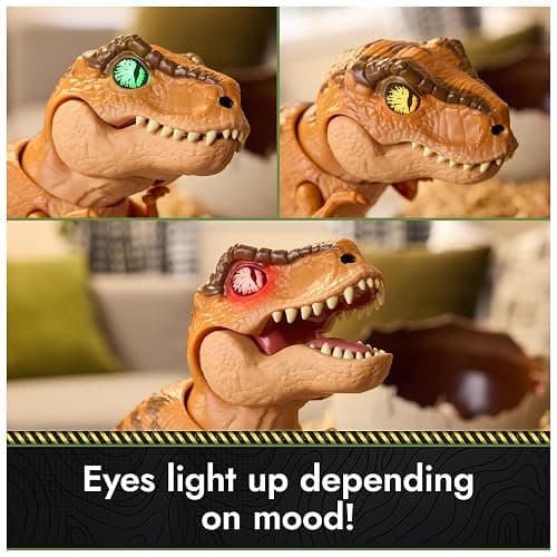 Primal Hatch Jurassic World Interactive Toy Dinosaur & Egg, Hatch & Train Your own Baby Dino with 100+ Sounds & Reactions, Kids Toys for Boys & Girls Aged 5 & Up thumbnail 3