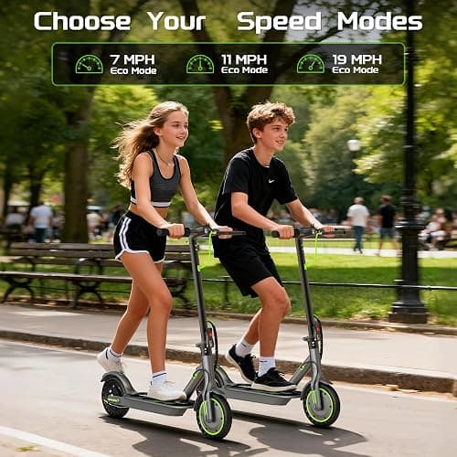 MAXSHOT Electric Scooter Adults & Big Kids, Top Speed 9/16/19/22MPH, 10/12/16/21/50Miles Range, 6.5"/8.5"/14" Tires Folding Commuter Escooter with Dual Suspension for Commuting, APP Control thumbnail 9