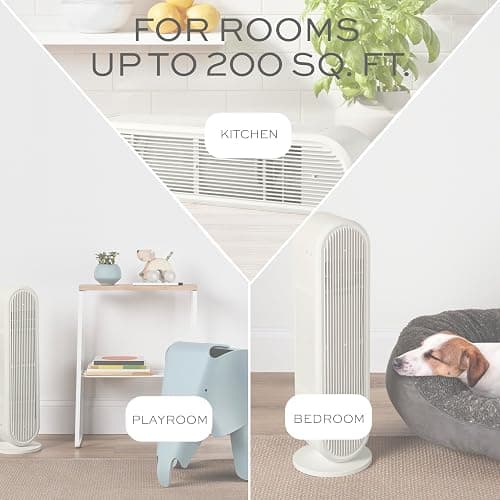 Conair Air Purifier, HEPA Air Filter, Purifier for Allergies, Dust, Pollen, Odor Control,Medium Sized Rooms up to 200 Sq. Ft. thumbnail 6