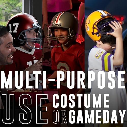 Franklin Sports NCAA Kids College Football Helmet + Jersey Sets - NCAA Team Uniform Costume Set - Toy Sets thumbnail 5