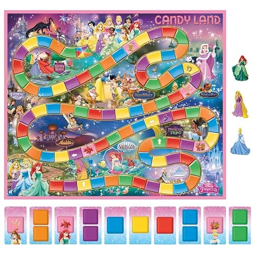 Hasbro Gaming Candy Land Disney Princess Edition Board Game, Preschool Games for 2 to 3 Players, Family Games for Kids Ages 3 and Up (Amazon Exclusive) thumbnail 4
