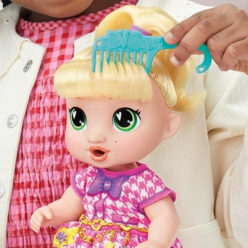 Baby Alive Bubbly Tea Party LaLa GooGoo Doll with Teapot Accessories, Blonde Hair, 11 Inches, Kids Toys, Ages 3+ thumbnail 6