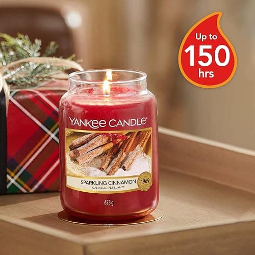 YANKEE CANDLE Candele In Giara, Cannelle Scintillante, Grande thumbnail 5