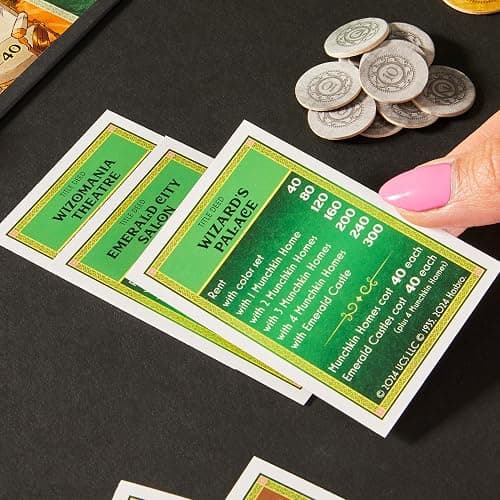 Monopoly Wicked Edition Board Game | Inspired by The Motion Picture | Ages 8+ | 2 to 6 Players | 30 Mins. | Family Games for Kids, Teens, and Adults thumbnail 7