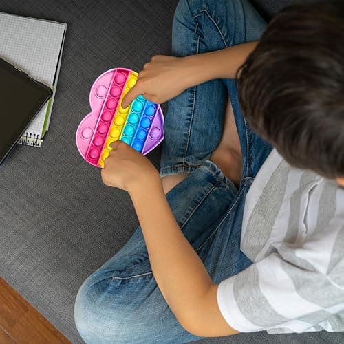 Chennyfun 50PCS Fidget Toys Pack, Sensory Fidget Toys Set, Stress Anxiety Relief Fidget Toy for ADHD Autism, Party Favors Birthday Party Gifts For Kids Teens Adults thumbnail 2
