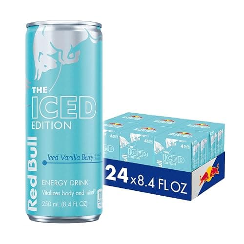 Red Bull Iced Vanilla Berry Energy Drink, 8.4 Fl Oz, Pack of 24 Cans (6 packs of 4) - Image 1