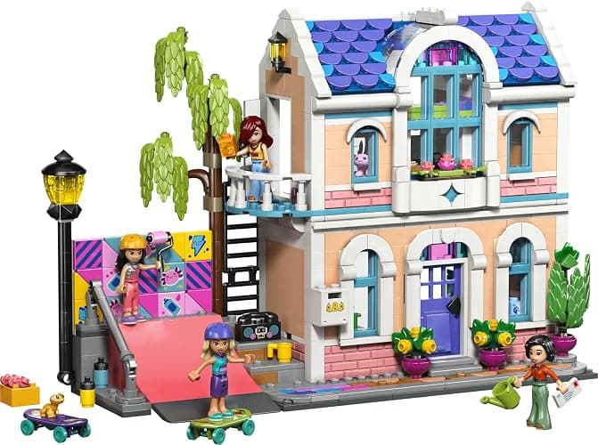 LEGO Friends Liann's Family House Toy - Miniature Set incl. a Garden, 4 Mini Dolls, Pet Axolotl & Gecko Animal Figures and Accessories - Birthday Gift for 7+ Year Old Girls - 42687 thumbnail 9