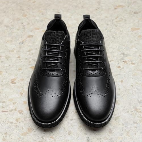 Bruno Marc Men's MaxFlex Dress Sneakers Oxfords Casual Wingtip Brogue Shoes thumbnail 4