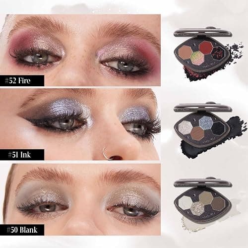 GIRLCULT 4-Color Eyeshadow Palette - Highly Pigmented Matte & Glitter Long-Lasting Eyeshadow Quad, Blendable Radiant Finish with Built-in Mirror for Precision Application #50 thumbnail 6