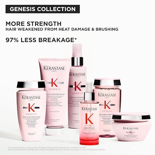Kerastase Genesis Hair Serum | Daily Strengthening Treatment for Weak or Damaged Hair | Nourishes and Reinforces Hair | Anti-Breakage | Silicone-Free | For Weakened Hair | Serum Fortifiant thumbnail 10