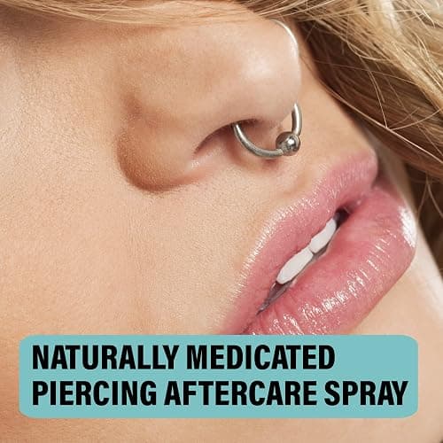 BASE LABORATORIES Piercing Aftercare Spray 4 oz, Saline Spray for Piercings | Ear Piercing Cleaner, Nose Piercing Spray, Saline Solution, Keloid Bump, Navel Care, Wound Wash, Belly Button Soak thumbnail 3