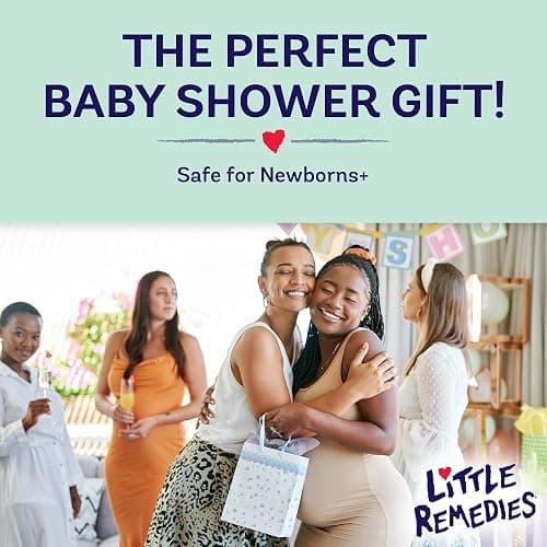 Little Remedies New Baby Essentials Kit with Saline Nasal Spray, Diaper Rash Cream, Gas Relief Drops, Gripe Water & More, Safe for Newborns thumbnail 6