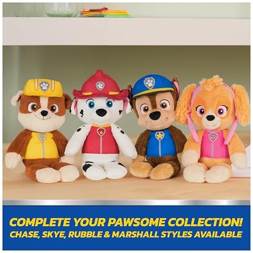 GUND PAW Patrol Official Rubble Take Along Buddy Plush Toy, Premium Stuffed Animal for Ages 1 & Up, Yellow/Brown, 13” thumbnail 2