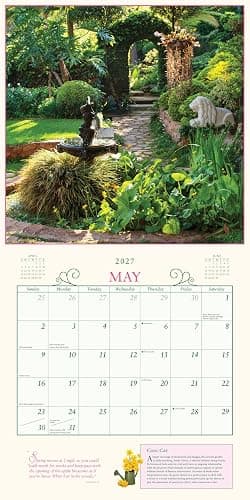 Secret Garden Wall Calendar 2027 thumbnail 4