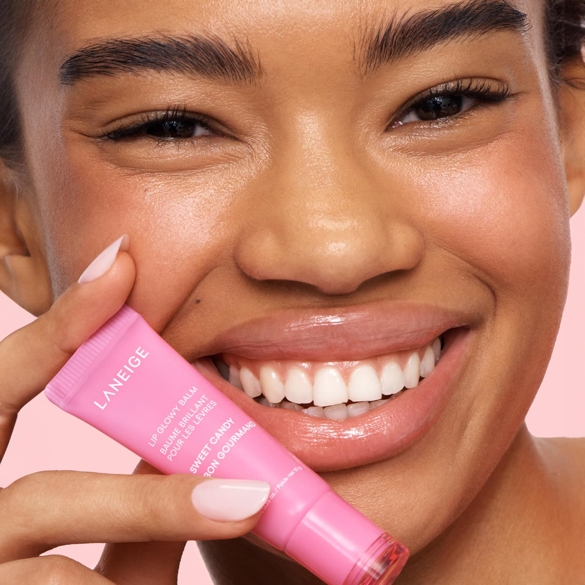 LANEIGE Lip Glowy Balm Sweet Candy: Sheer Tinted Lip Moisturizer with Shea Butter, for Hydrating Shine & Soft Lips thumbnail 5