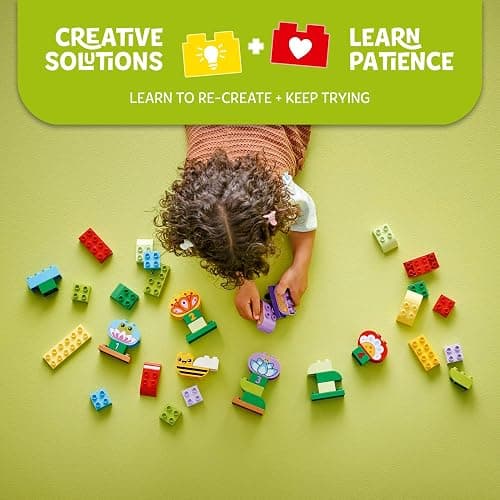 LEGO DUPLO Town Creative Garden & Flowers Building Toy Playset - Preschool Learning and Educational Flower Toy for Toddlers, Boys and Girls, Ages 2+ - Baby Gift Idea - 10444 thumbnail 3