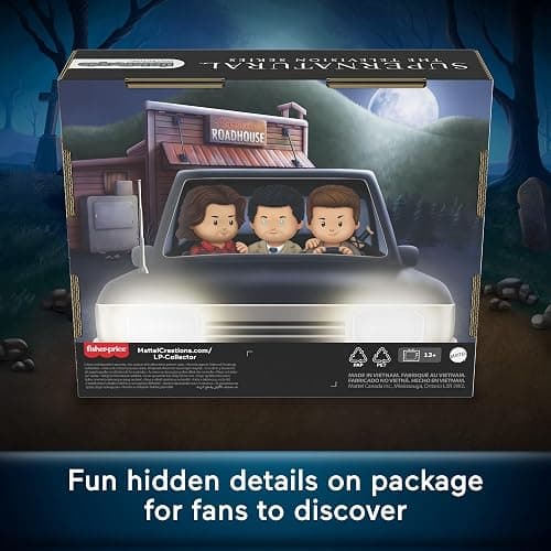 Little People Collector Supernatural TV Show Special Edition Set, 3 Figures for Adults & Fans in Display Package thumbnail 5
