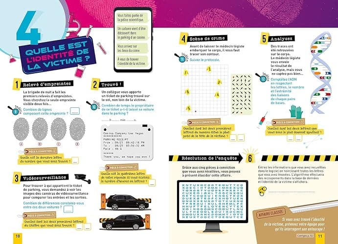 Passeport Adultes - Enquêtes policières - Cahier de vacances 2025 thumbnail 4