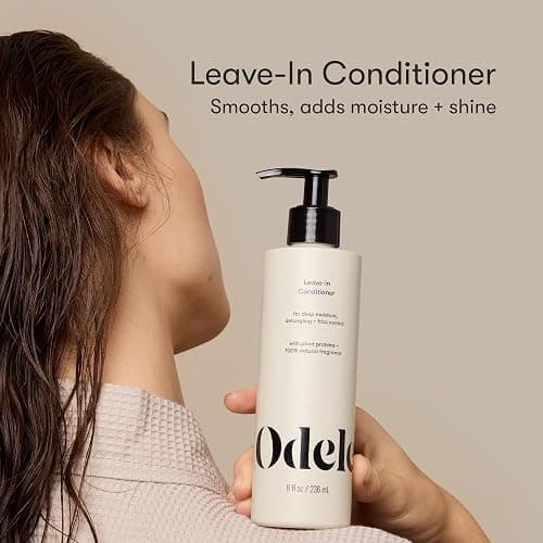 Odele Vegan Leave-In Conditioner, for Deep Moisture, Detangling, Frizz Control, Weightless Shine, and All Hair Types + Textures, 8 fl oz (2-Pack) thumbnail 2