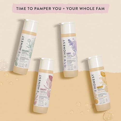 The Honest Company 2-in-1 Cleansing Shampoo and Body Wash for Sensitive Skin, Gentle Tear-Free Hypoallergenic Baby Wash with Naturally Derived Ingredients, Fragrance-Free, 10 fl oz thumbnail 7
