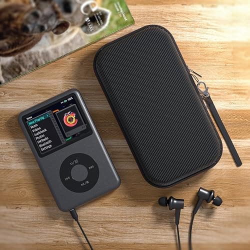 Innioasis Y1 Mp3 Player Case Fit for Earbuds, USB Cable, Memory Card, Water Against, Rain Cover. thumbnail 4