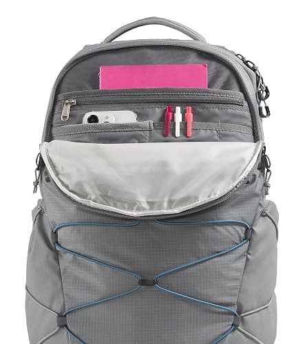The North Face Borealis Commuter Laptop Backpack - Water Repellent, Laptop Sleeve, Large Main Compartment, Concrete, One Size thumbnail 5