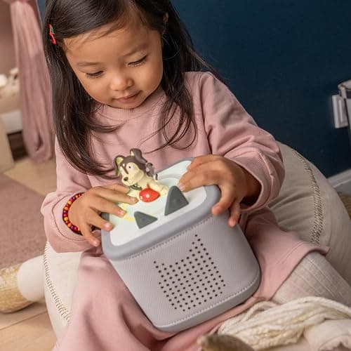 Toniebox 2 Audio Player Starter Set for Kids 1+ with Playtime Puppy - Listen play and grow - Moon Gray thumbnail 2