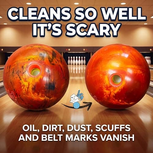 Lane Ghost Bowling Ball Cleaner Spray, USBC Approved | Removes oil, scuff and belt marks. Restores tack and extends ball lifespan. thumbnail 2