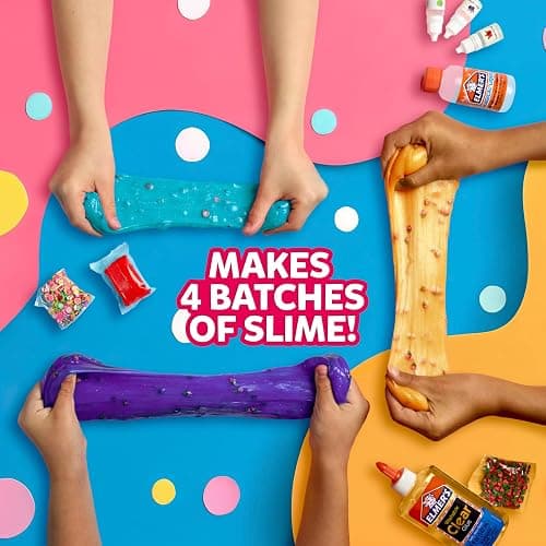 Elmer's Fruity Fusion Slime Kit, Includes Elmer's Clear Glue, Magical Liquid Slime Activator, Clay Color Pigments, Scents, Mixing Bowl, Spoon, 20 Piece Kit thumbnail 5