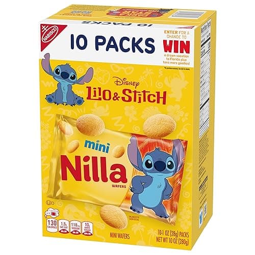 NILLA Wafers Mini Cookies, Vanilla Wafers, 10 Snack Packs thumbnail 16