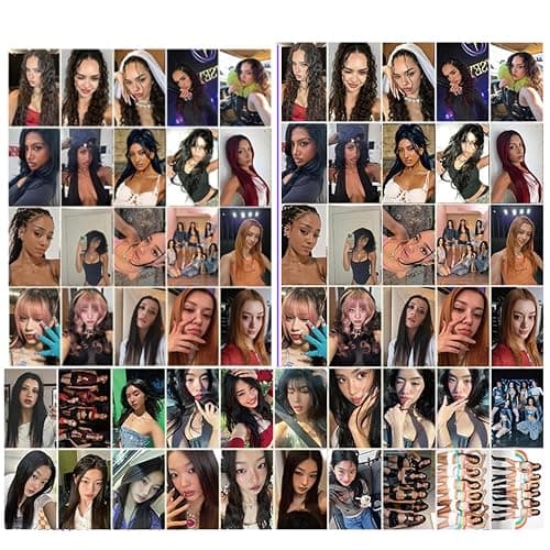 CCHZYSKO Katseye Photo Cards Novel Idol Album Lomo Cards Set Mini Photocards Set Fans Girls Women Men Fans Novel Idol Album 50 PCS Laser card - Image 1