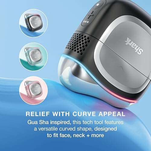 Shark DePuffi Instant Contrast Therapy Tool, Mountain Blue, FH220BK | Instant Hot + Cold Contrast Therapy Tool, Developed with Dermatologists, Switches Temps in 30 Seconds Across 6 Levels thumbnail 6