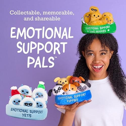 WHAT DO YOU MEME? Emotional Support Yetis by Relatable, Cuddly Plush Toys and Stuffed Animals, Funny, Includes 5 Plushies with Basket, Cute Stocking Stuffer for All Ages thumbnail 7