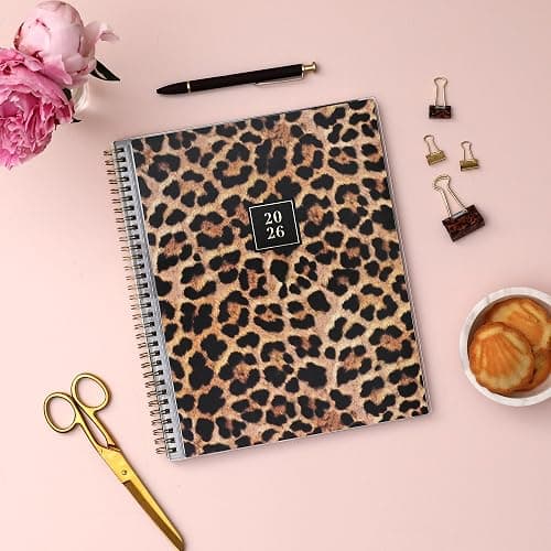 Blue Sky Rachel Parcell 2026 Weekly and Monthly Planner Calendar, January 2026 - December 2026, 8.5" x 11", Clear Pocket Cover, Durable Twin Wire Binding, Laminated Tabs, Storage Pocket, Stickers, Ana thumbnail 2