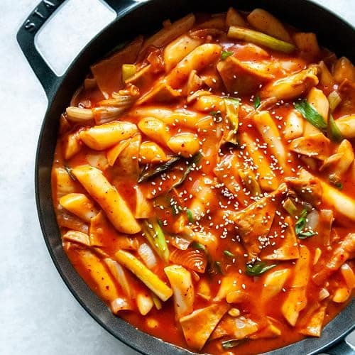 Tteokbokki Korean Rice Cakes – [Original Gochujang | Pack of 1] – Gluten Free | Ready in 3 Minutes | 0 Cholesterol/ 0 Trans Fat | 2 Servings Spicy Street Snack | Healthy/Savory/Spicy - O’food thumbnail 6