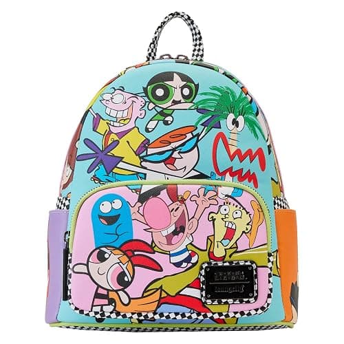 Loungefly Cartoon Network Retro Collage Mini Backpack - Image 1