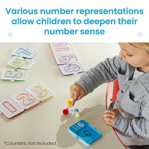 hand2mind Sensory Number Trays, Learning Numbers for Kids, Fine Motor Activities, Counting Toys for Sensory Seeking Kids, Texture Toys, Pre-Writing Skills for Toddlers, Montessori Math Materials thumbnail 7